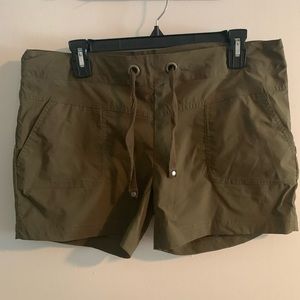 Prana green shorts